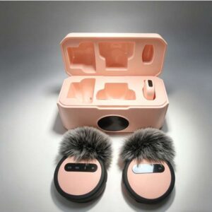 Pink Charging Case for Wireless Mics
