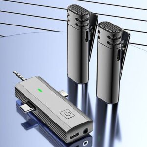 Wireless Microphone Set with Receiver