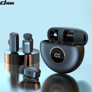 Wireless Earbuds and Mics Charging Case